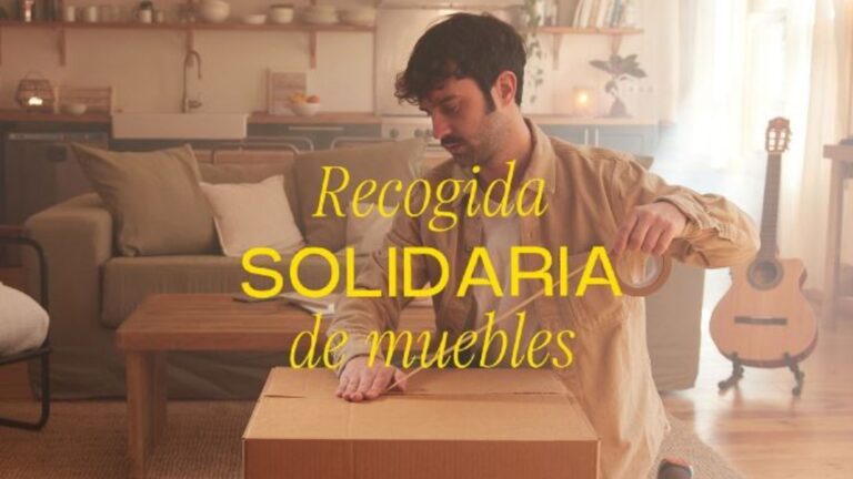 RECOGIDA SOLIDARIA DE MUEBLES DEL 6 A 31 DE MARZO EN MADRID Y BARCELONA