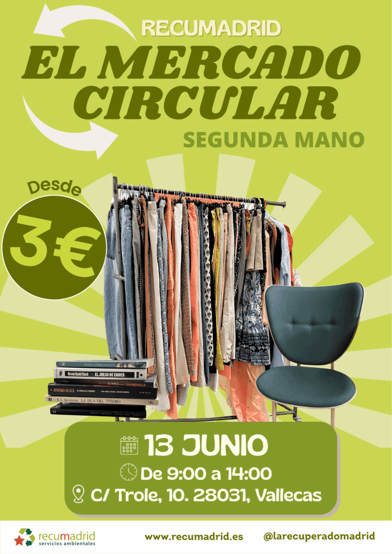 RECUMADRID DEDICA SU SEXTO MERCADO CIRCULAR A LA FERIA DEL LIBRO