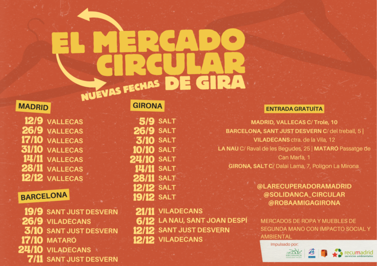 VUELVE LA GIRA DE LOS MERCADOS CIRCULARES